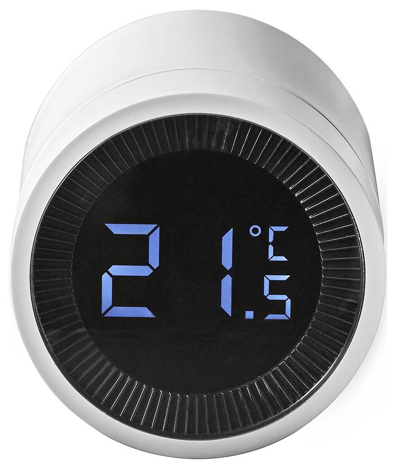 NEDIS chytré ovládání radiátorů/ ZigBee 3.0/ Android/ iOS/ bílo-černé