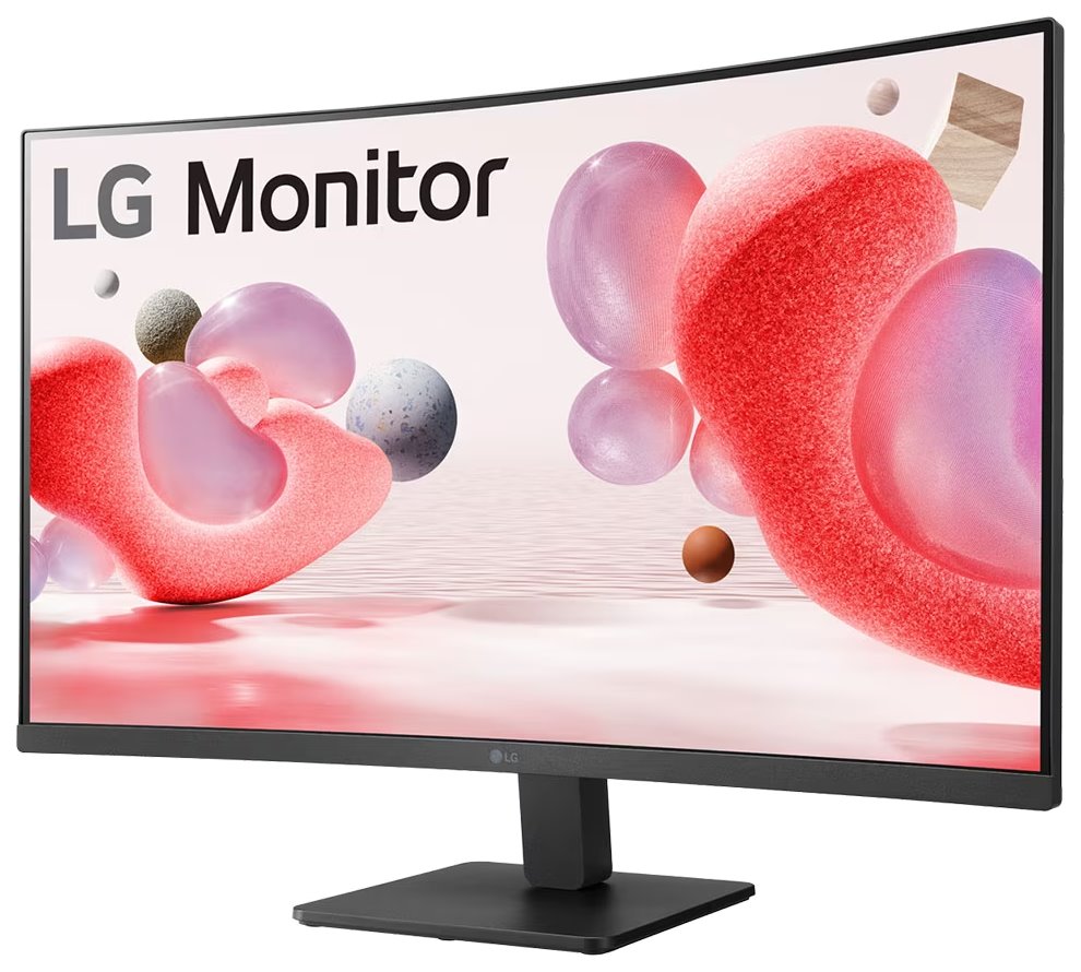 LG monitor 32MR50C prohnutý VA / 32" / 1920x1080 / 5ms / 3000:1 / 250cd / 100Hz/HDMI / D-Sub / AMD FreeSync/ černý