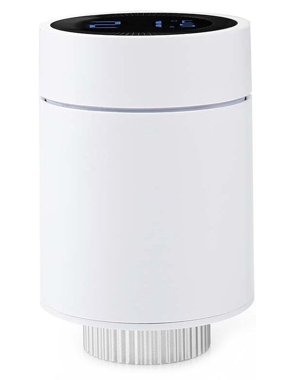 NEDIS chytré ovládání radiátorů/ ZigBee 3.0/ Android/ iOS/ bílo-černé