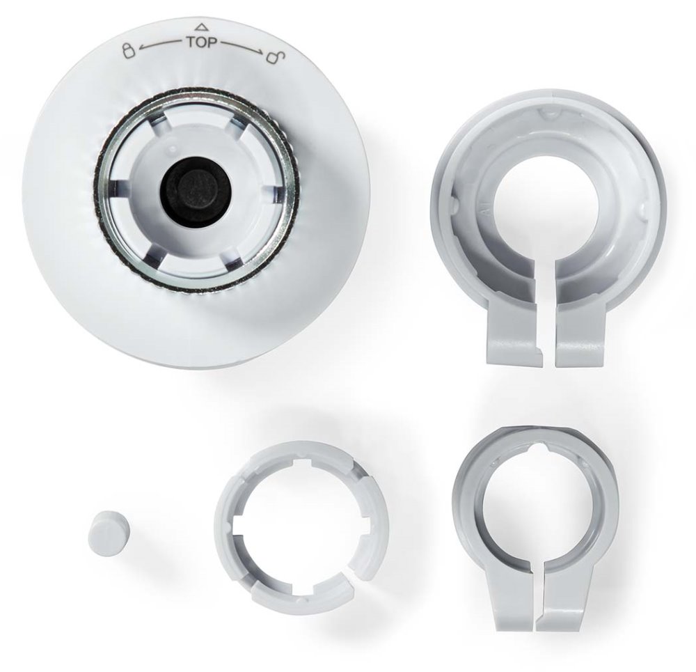 NEDIS chytré ovládání radiátorů/ ZigBee 3.0/ Android/ iOS/ bílo-černé