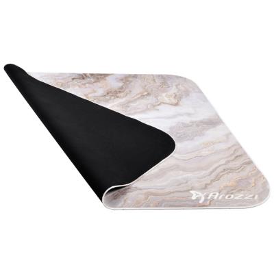 AROZZI Zona Quattro White Marble/ ochranná podložka na podlahu/ 116 x 116 cm/ design bílý mramor