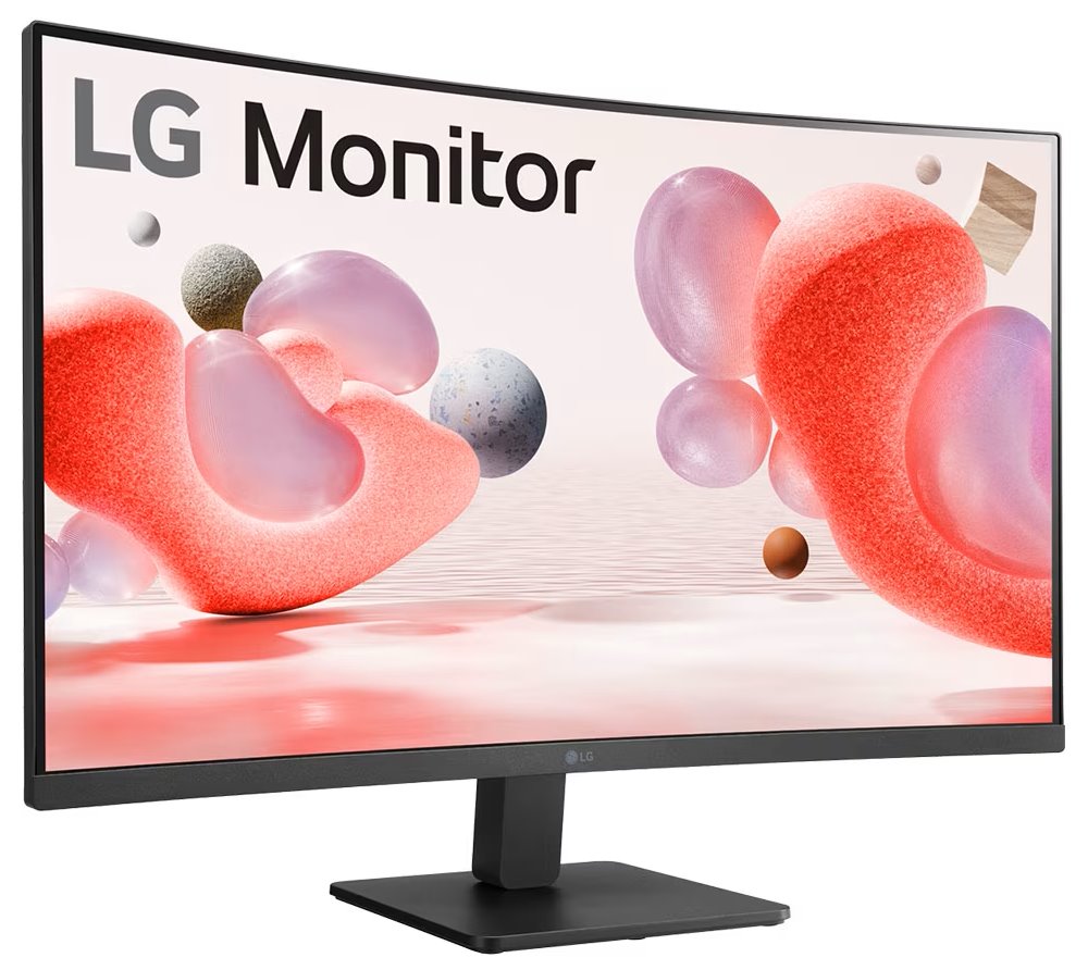 LG monitor 32MR50C prohnutý VA / 32" / 1920x1080 / 5ms / 3000:1 / 250cd / 100Hz/HDMI / D-Sub / AMD FreeSync/ černý