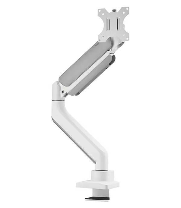 Neomounts DS70PLUS-450WH1/Držák zakřiveného displeje/na stůl/17-49"/svorka+průch./VESA 100X100/nosn.18kg/plyn.píst/1 dis