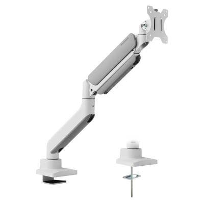 Neomounts DS70PLUS-450WH1/Držák zakřiveného displeje/na stůl/17-49"/svorka+průch./VESA 100X100/nosn.18kg/plyn.píst/1 dis