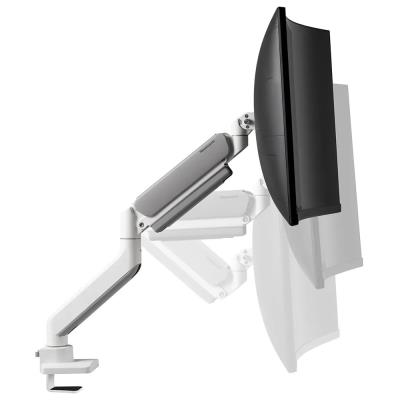 Neomounts DS70PLUS-450WH1/Držák zakřiveného displeje/na stůl/17-49"/svorka+průch./VESA 100X100/nosn.18kg/plyn.píst/1 dis