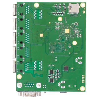 MikroTik RouterBOARD RB450Gx4, 1 GB RAM, IPQ-4019 (716 MHz), 5× GbE, 802.3af/at, licence L5