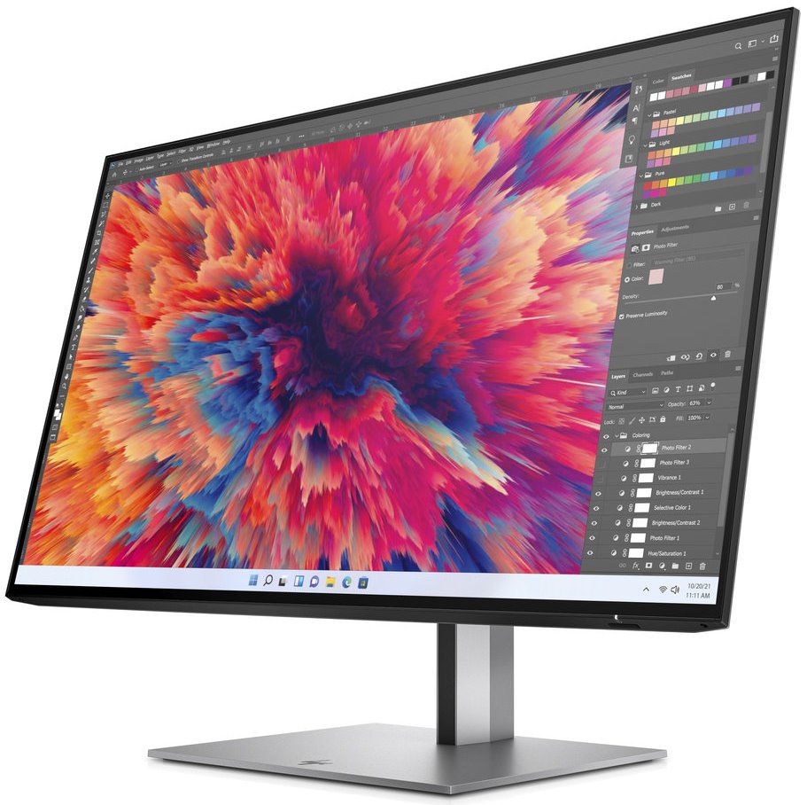 HP Z24q G3/ 23,8"/ 2560x1440/ IPS/ 5ms/ 400 cd/m2/ 1000:1/ HDMI/ DP/ USB/ VESA/ PIVOT/ černo-stříbrný