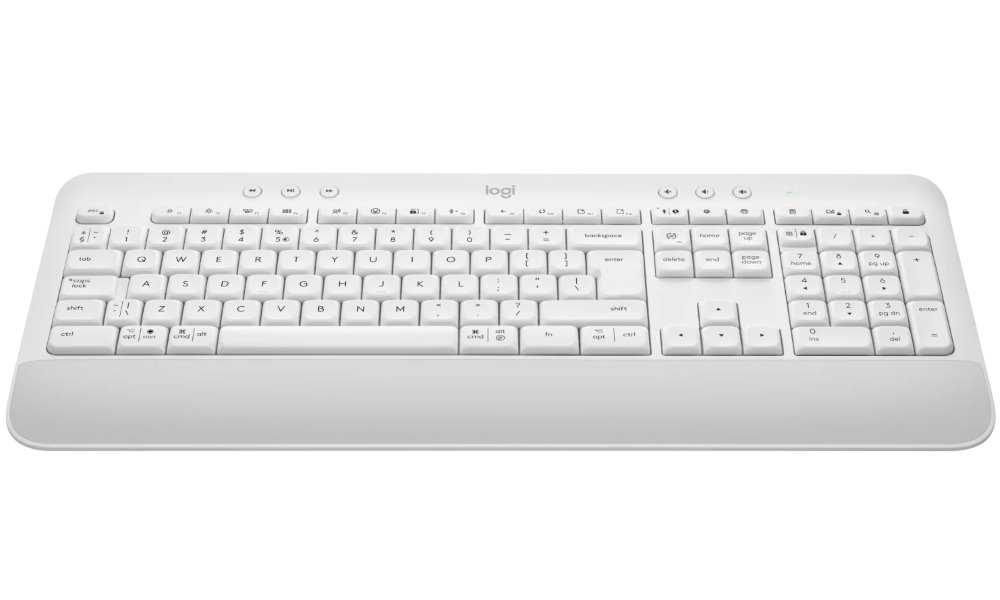 Logitech klávesnice Signature K650/ bezdrátová/ Bluetooth/ CZ/SK layout/ bílá
