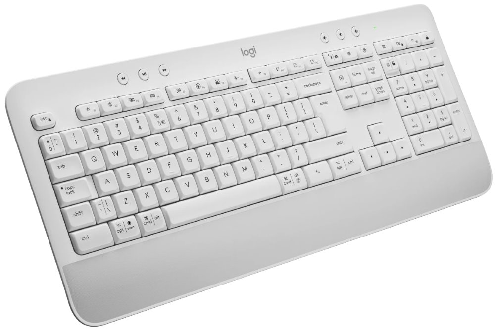 Logitech klávesnice Signature K650/ bezdrátová/ Bluetooth/ CZ/SK layout/ bílá