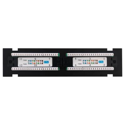 XtendLan Patch panel na zeď, 12 portů, Cat5e