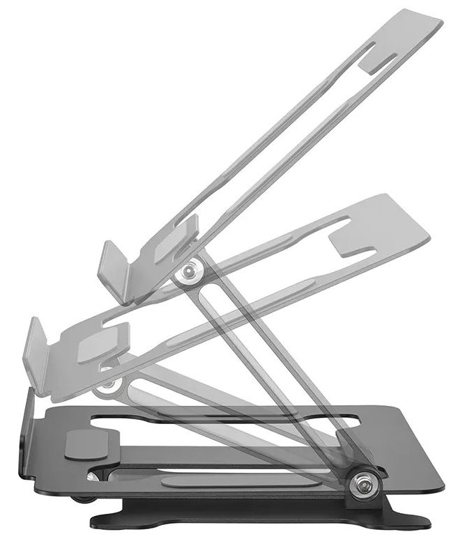 Neomounts  DS20-740BL1 Notebook Desk Stand (ergonomic, portable, height adjustable)