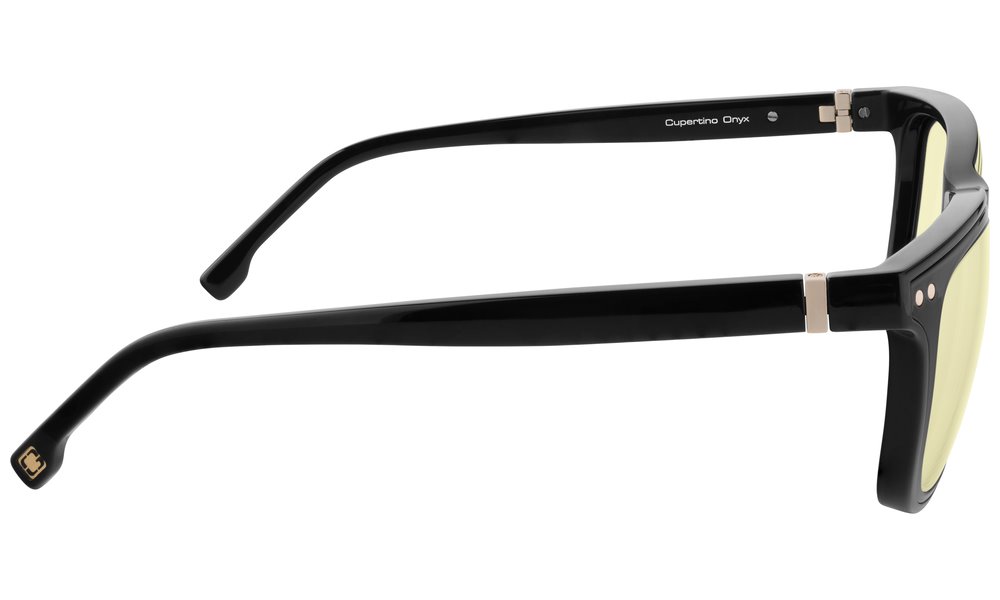 GUNNAR kancelářské/herní brýle CUPERTINO ONYX * jantarová/čirá skla * BLF 65 / BLF 35 * GUNNAR focus