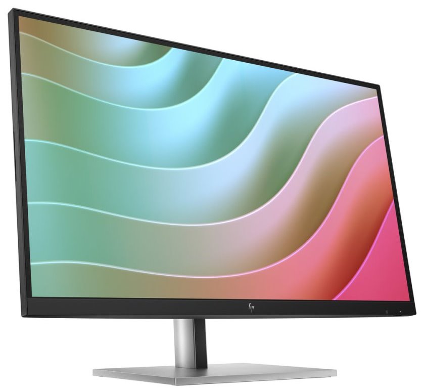 HP E27k G5/ 27"/ 3840x2160/ IPS/ 5ms/ 350 cd/m2/ 1000:1/ HDMI/ DP/ USB/ RJ-45/ VESA/ PIVOT/ černo-stříbrný