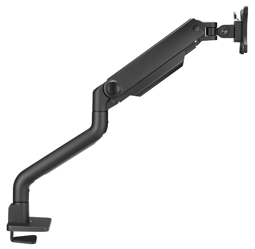 Neomounts DS70S-950BL1/Držák displeje/na stůl/17-49"/svorka+průch./VESA 100X100/nosn.18kg/plyn.píst/1 dis