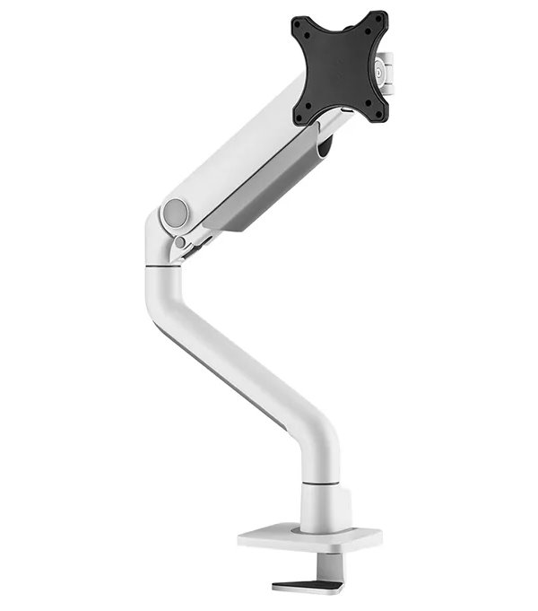 Neomounts DS70S-950WH1/Držák displeje/na stůl/17-49"/svorka+průch./VESA 100X100/nosn.18kg/plyn.píst/1 dis