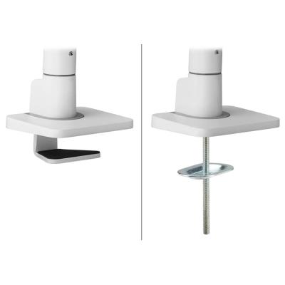 Neomounts DS70S-950WH1/Držák displeje/na stůl/17-49"/svorka+průch./VESA 100X100/nosn.18kg/plyn.píst/1 dis