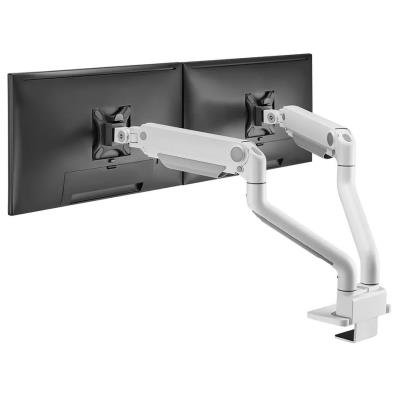 Neomounts DS70S-950WH2/Držák displeje/na stůl/17-35"/svorka+průch./VESA 100X100/nosn.2x18kg/plyn.píst/2 dis