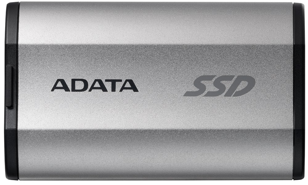 ADATA SD810 4TB SSD / Externí / USB 3.2 Type-C / 2000MB/s Read/Write / stříbrně-šedý