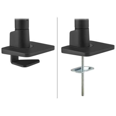 Neomounts DS75S-950BL2/Držák displeje/na stůl/17-27"/svorka+průch./VESA 100X100/nosn.2x8kg/plyn.píst/2 dis
