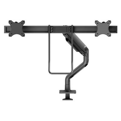Neomounts DS75S-950BL2/Držák displeje/na stůl/17-27"/svorka+průch./VESA 100X100/nosn.2x8kg/plyn.píst/2 dis