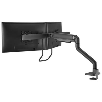 Neomounts DS75S-950BL2/Držák displeje/na stůl/17-27"/svorka+průch./VESA 100X100/nosn.2x8kg/plyn.píst/2 dis