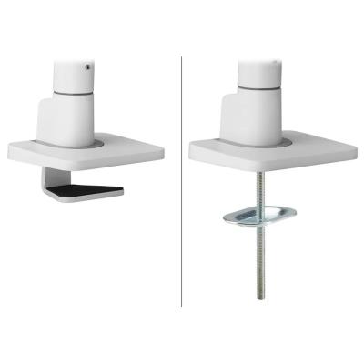 Neomounts DS75S-950WH2/Držák displeje/na stůl/17-27"/svorka+průch./VESA 100X100/nosn.2x8kg/plyn.píst/2 dis