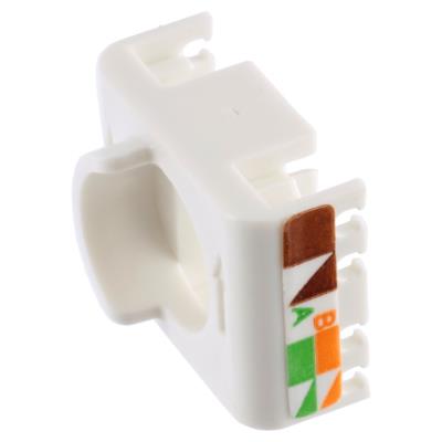 XtendLan Keystone jack RJ45, CAT6, STP, stříbrný, 180°, zaklapnutí zezadu