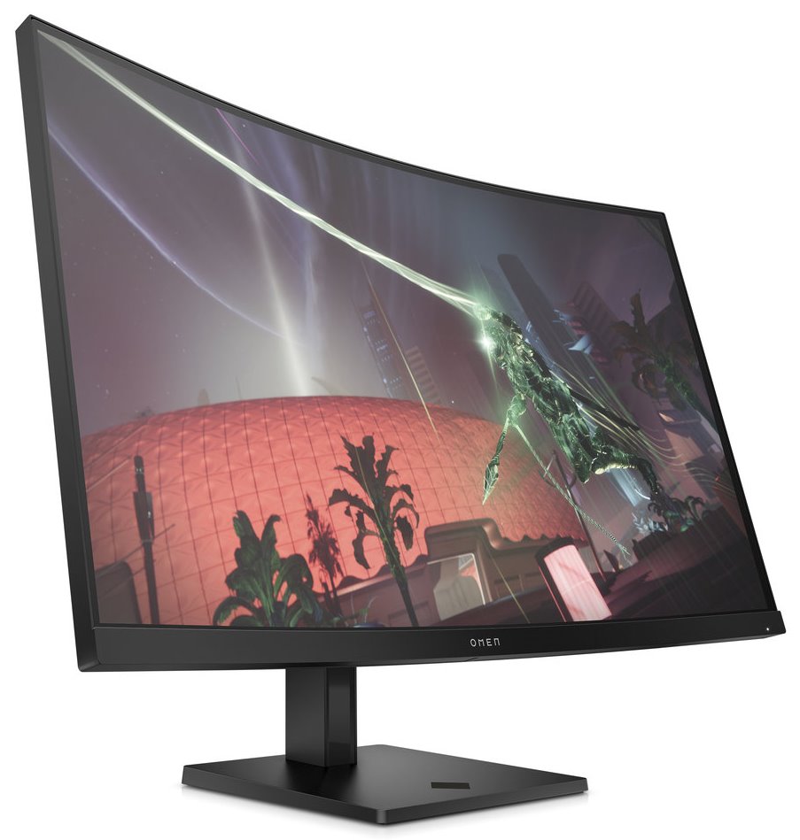 OMEN 32c/ 31,5" prohnutý/ 2560x1440/ VA/ 1ms/ 400 cd/m2/ 3000:1/ HDMI/ DP/ jack/ VESA/ černý