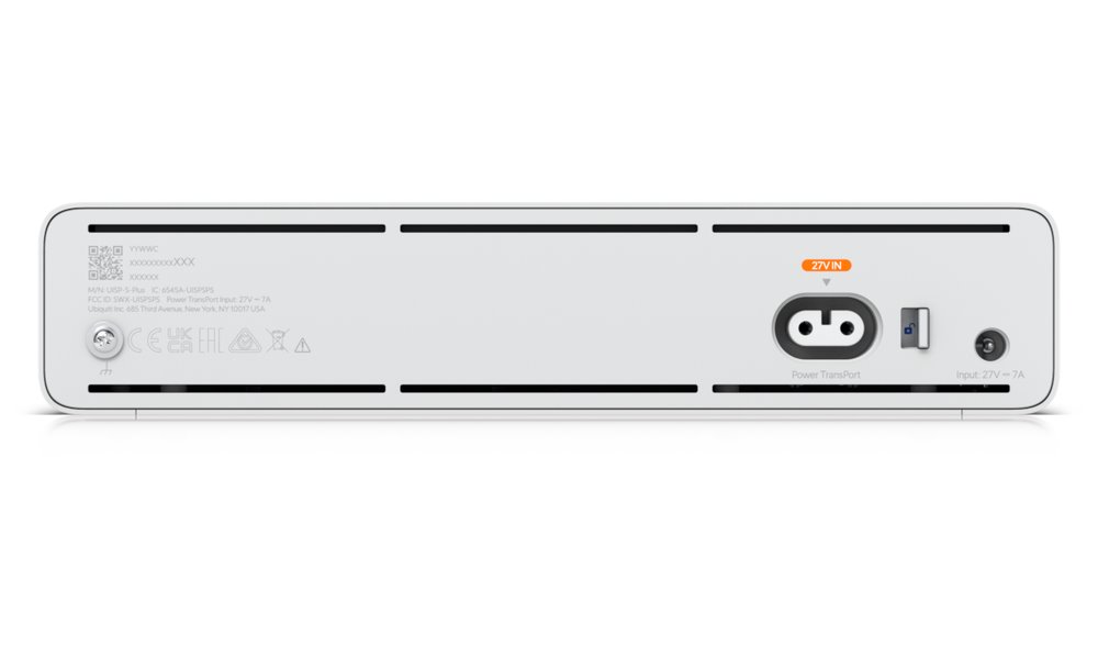 Ubiquiti UISP Switch Plus - 4x 2.5GbE, 4x SFP+, fanless, 4x PoE Out 27V (PoE budget 160 W)