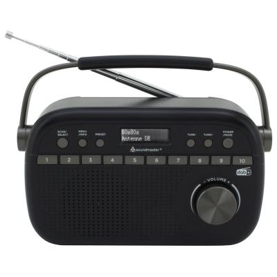Soundmaster DAB280SW rádio/ DAB+/ UKW/ RDS/ Budík/ Hodiny/ Černé