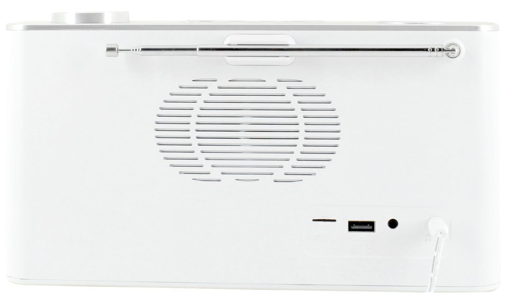 Soundmaster DAB700WE rádio/ DAB+/ UKW/ RDS/ BT/ MP3/ Budík/ Hodiny/ Bílé