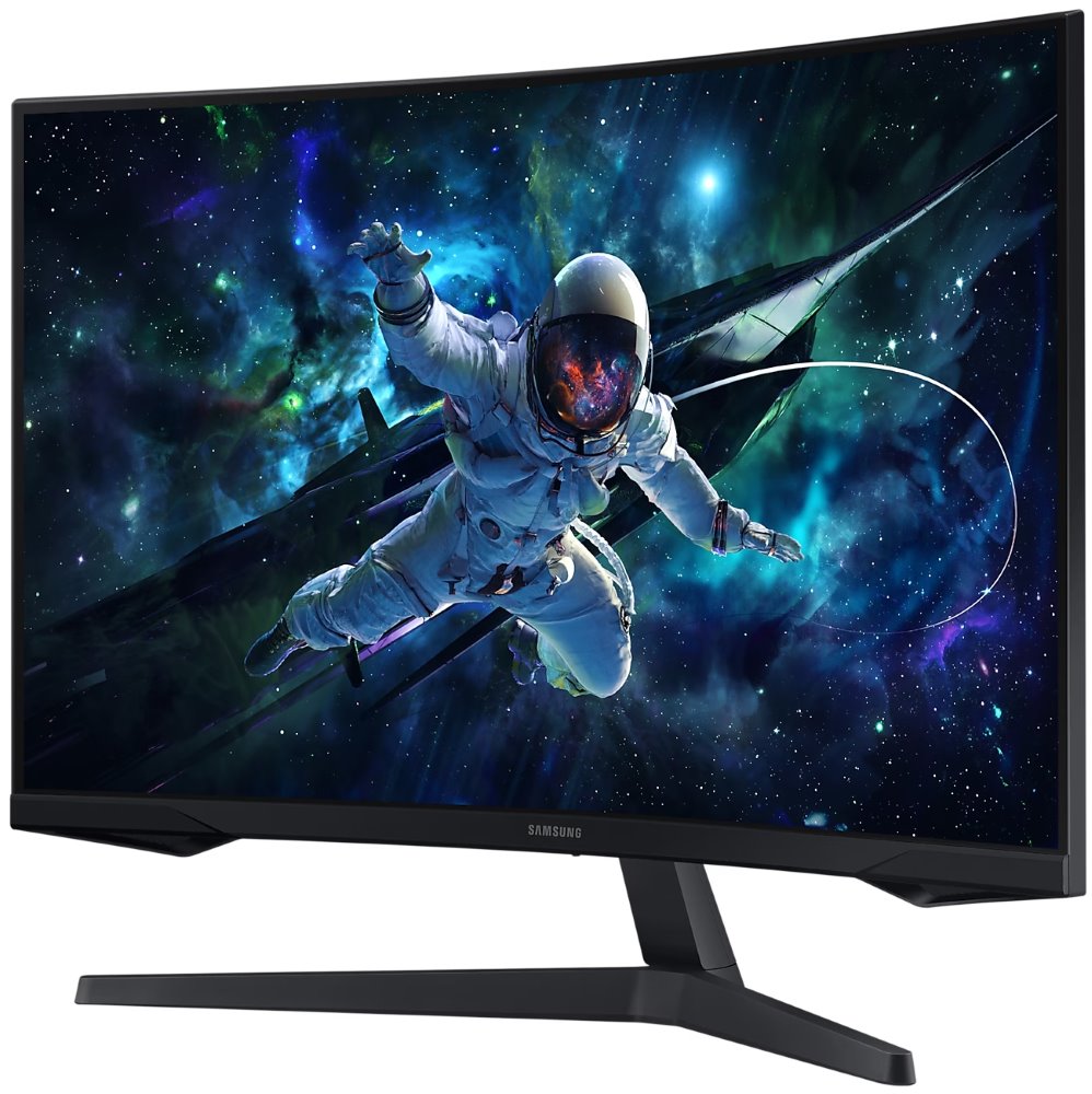 Samsung Odyssey G55C 32" / Prohnutý / QHD 2560x1440 / 16:9 / VA / 1ms / 165Hz / Jack / HDMI / DP / VESA