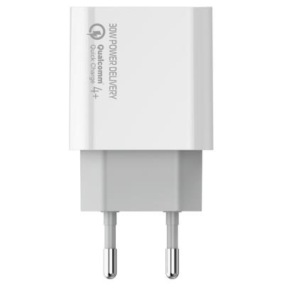 COLORWAY 1x USB a 1x USB-C/ turbo síťová nabíječka/ 30W/ 100V-240V/ Bílá