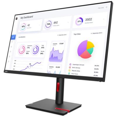 Lenovo ThinkVision P32p-30/ 31,5"/ IPS/ 3840x2160/ 16:9/ 350cd/m2/ 6ms/ HDMI/ DP/ USB/ LAN/ VESA/ PIVOT/ černý
