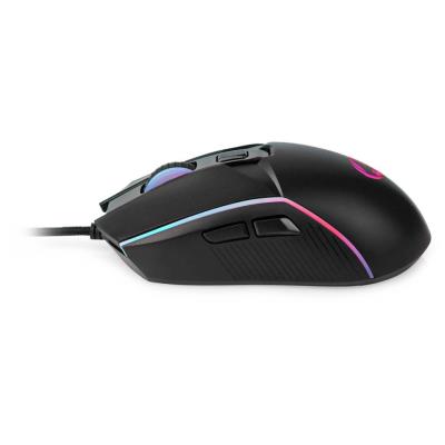 NEDIS herní myš GMWD510BK/ drátová/ optická/ podsvícená/ 7200dpi/ 6tlačítková/ USB/ černá