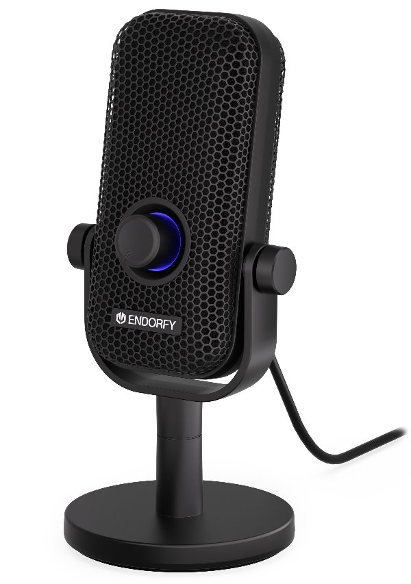 Endorfy mikrofon Solum Voice S / drátový / pop-up filtr / RGB podsvícení / USB-C / černý