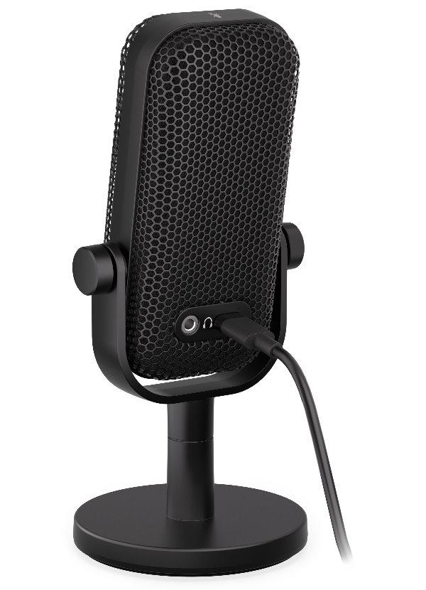 Endorfy mikrofon Solum Voice S / drátový / pop-up filtr / RGB podsvícení / USB-C / černý