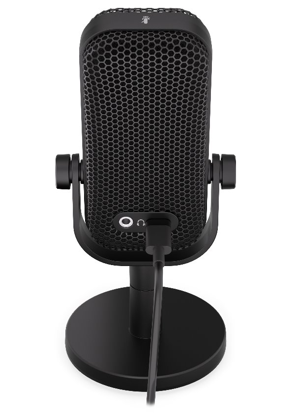 Endorfy mikrofon Solum Voice S / drátový / pop-up filtr / RGB podsvícení / USB-C / černý