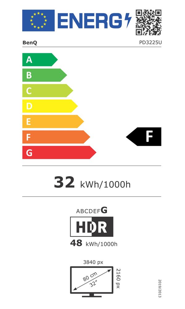 BENQ 32" LED PD3225U/ 3840x2160/ IPS panel/ 2000:1/ 5ms/ 2x HDMI/ DP/ 3x USB/ USB-C/ 3x Thunderbolt/ repro/ černý