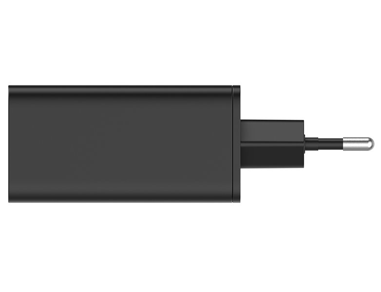 COLORWAY 1x USB a 2x USB-C/ turbo síťová nabíječka/ 65W/ 100V-240V/ Černá
