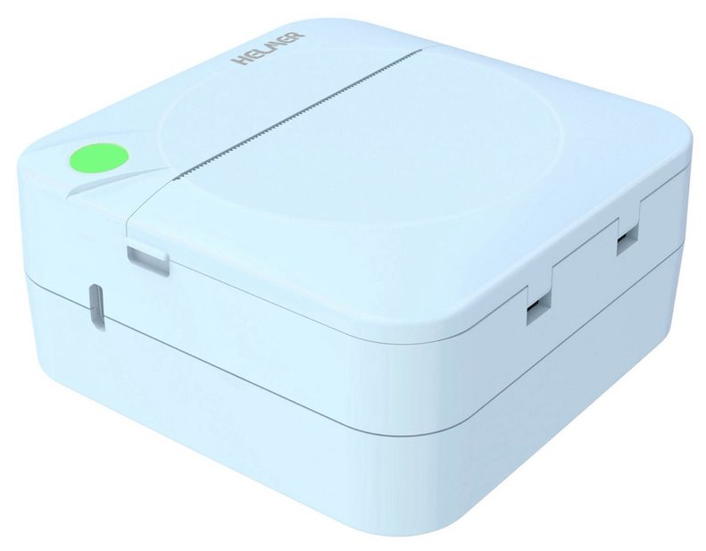 HELMER přenosná termo mini tiskárna TP01/ rozlišení tisku 200dpi/ Bluetooth/ baterie 1000mAh/ micro USB/ Android/ iOS