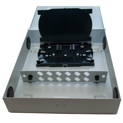 XtendLan nástěnný optický rozvaděč, 12x simplex SC nebo duplex LC