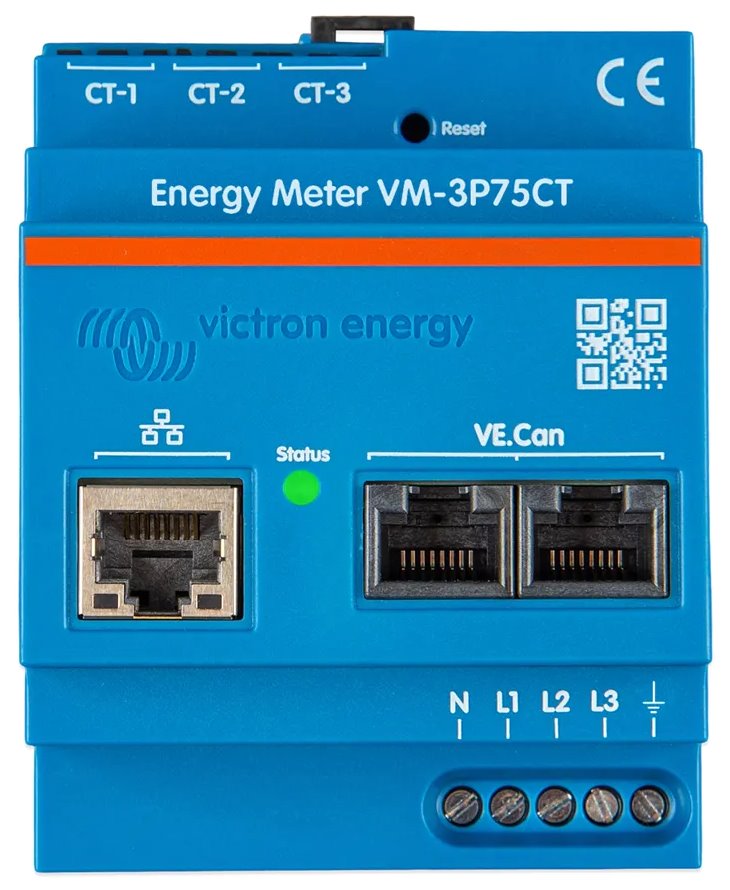 Victron Energy meter VM-3P75CT, ethernet, VE.Can, 1F/3F