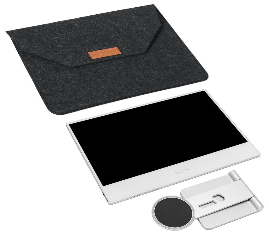 MISURA 16" LED P23M16TSTYLE01/ přenosný/ IPS/ 1920x1080 (FHD)/ 1200:1/ 30ms/ 300 cd/m2/ HDMI/ USB-C/ REPRO/ bílý