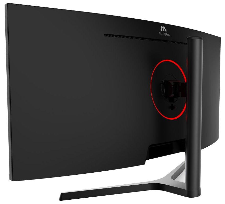 MISURA 34" LED P23EG34RWA01/ prohnutý/ VA/ 3440x1440/ 4000:1/ 1ms/ 400 cd/m2/ HDMI/ DP/ REPRO/ VESA 100x100/ černý