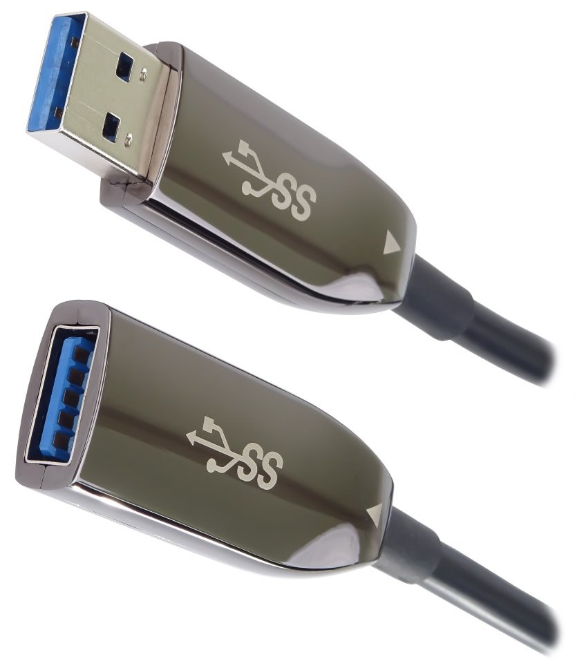 PremiumCord USB 3.0 prodlužovací optický AOC kabel A/Male - A/Female  7m