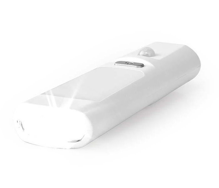 NEDIS LED orientační svítilna/ 37 lm/ síťové napájení/ 220 - 240 V AC 50 Hz/ 1.3 W/ dobíjecí/ bílá