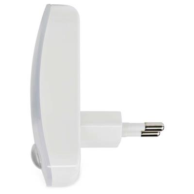 NEDIS LED noční světlo do zásuvky/ pohybový senzor/ 0.55 W/ 11 lm/ teplá bílá