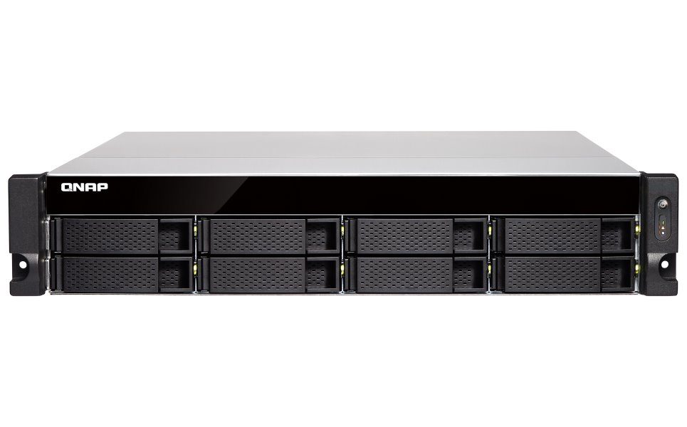 QNAP TS-877XU-RP-3600-8G   8 SATA, 8GB RAM, 2x GbE, 2x 10G SFP+, 4x PCIe, 2x zdroj)