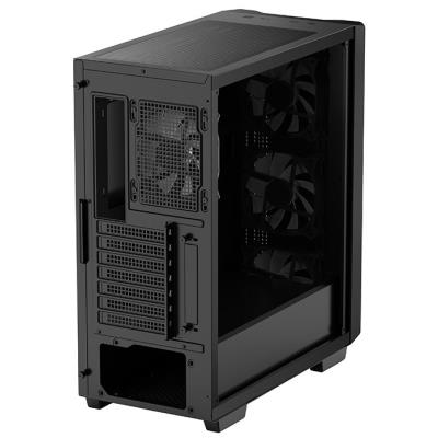 DEEPCOOL skříň CC560 V2 / ATX / 4x120 mm fan / USB 3.0 / USB 2.0 / černá